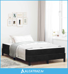 Boxspring krevet s madracem Crna 120 x 200 cm Baršun - NOVO