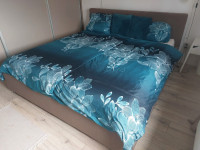Bracni krevet + podnice + madraci 180x 200 - tapicirani