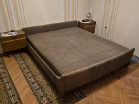 Bračni tapecirani krevet – očuvan, kvalitetna izrada 170x210cm