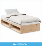 Dnevni krevet s madracem 100x200 cm puno drvo bor - NOVO