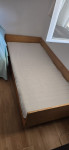 Drveni krevet 90x190cm sa madracem