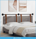 Držeće uzglavlje Zidne Sivo-smeđa 170 x 55 x 5 cm Antikni PU - NOVO