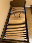 Hrastov krevet 200x90cm sa Hespo podnicom