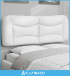 Jastuk za uzglavlje bijeli 140 cm od umjetne kože - NOVO