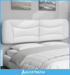 Jastuk za uzglavlje bijeli 180 cm od umjetne kože - NOVO