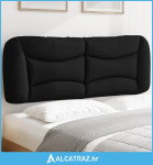 Jastuk za uzglavlje crni 120 cm od tkanine - NOVO
