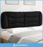Jastuk za uzglavlje crni 160 cm od tkanine - NOVO