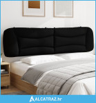 Jastuk za uzglavlje crni 200 cm od tkanine - NOVO