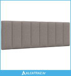 Jastuk za uzglavlje smeđesivi 120 cm od tkanine - NOVO