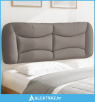 Jastuk za uzglavlje smeđesivi 140 cm od tkanine - NOVO