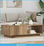 Kava Stol Umjetnički hrast 95 x 55 x 31 cm Konstruirano drvo - NOVO