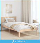 Krevet od borovine Prirodna Masivna borovina 100 x 200 cm - NOVO