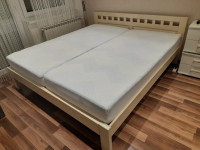 Krevet drveni 180x200cm s madracima