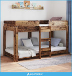 Krevet na kat za djecu Staro drvo 90 x 200 cm Konstruirano drvo - NOVO