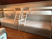 Krevet na kat "Family", donji krevet bračni gornji samac, 450 eura