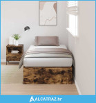 Krevet za pohranu Dimnjeno hrast 75x190 cm - NOVO