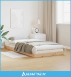 Krevetna konstrukcija Bijela 100x220 cm Odabrana borovina - NOVO