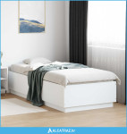 Krevetna konstrukcija Bijela 80 x 200 cm Konstruirano drvo - NOVO