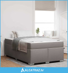 Krevetna konstrukcija Ostalo Sivo-smeđa 120 x 200 cm tkanina - NOVO