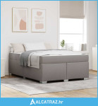 Krevetna konstrukcija Ostalo Sivo-smeđa 160 x 200 cm tkanina - NOVO