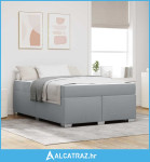 Krevetna konstrukcija Ostalo Svjetlosiva 140 x 200 cm tkanina - NOVO