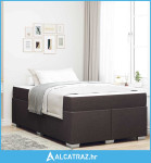 Krevetna konstrukcija Ostalo Tamno smeđa 120 x 200 cm tkanina - NOVO