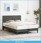 Krevetna konstrukcija Tamnosiva 120 x 190 cm Kordura tekstil - NOVO
