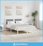 Krevetni okvir s tapiciranim uzglavljem Svijetlo siva - NOVO