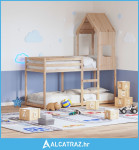 Krov za dječji krevet 55 x 99 x 139,5 cm od masivne borovine - NOVO