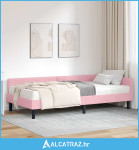 Kutni krevetni okvir s madracem Ostalo 2 pcs Siva Baršun - NOVO