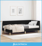 Kutni krevetni okvir s madracem Ostalo 2 pcs Zelena tkanina - NOVO