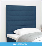 LED glava kreveta S LED lampica Plava 100 cm Poliester - NOVO