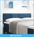 LED glava kreveta S LED lampica Plava 144 cm Poliester - NOVO