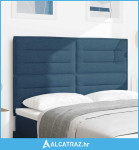 LED glava kreveta S LED lampica Plava 160 cm Poliester - NOVO