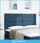 LED glava kreveta S LED lampica Plava 180 cm Poliester - NOVO