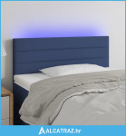 LED uzglavlje plavo 90x5x78/88 cm od tkanine - NOVO