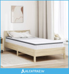 Madraci Bijela, siva 90 x 200 cm Pletiva tkanina - NOVO