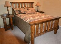 Masivni rustikalni krevet za apartman 190x90cm