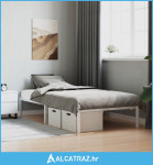 Metalni okvir za krevet bijeli 107x203 cm - NOVO
