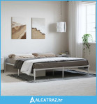 Metalni okvir za krevet bijeli 183x213 cm - NOVO