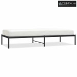Metalni okvir za krevet crni 90 x 200 cm - Crna 90 x 200 cm bez uzglav