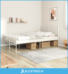 Metalni okvir kreveta uzglavlje i podnožje bijeli 140x200 cm - NOVO