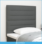 Naslon za glavu Tamno siva Tkanina 80 cm Pravokutni Moderni - NOVO