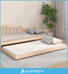 Okvir za krevet 100 x 200 cm od masivne borovine - NOVO