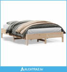 Okvir za krevet 120 x 200 cm od masivne borovine - NOVO