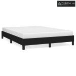 Okvir za krevet bez madraca crni 140x200 cm od tkanine - Crna 25 cm 14