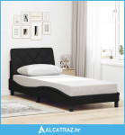 Okvir za krevet bez madraca crni 90x190cm od tkanine - NOVO