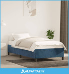 Okvir za krevet bez madraca tamnoplavi 80x200 cm baršunasti - NOVO