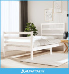 Okvir za krevet bijeli od borovine 90x190 cm 3FT jednokrevetni - NOVO
