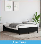 Okvir za krevet crni 120 x 200 cm od tkanine - NOVO